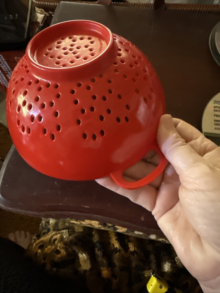 CULINARY ELEMENTS RED COLANDER 100% MELAMINE