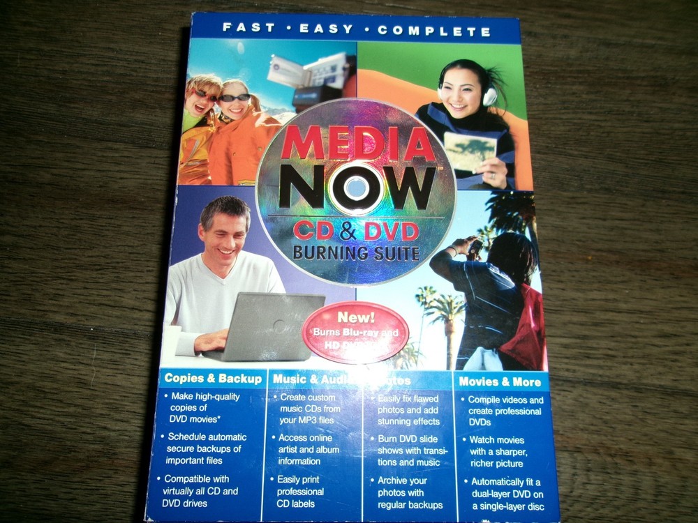 MEDIA NOW CD & DVD BURNING SUITE  - Nova Development (CLWT) 2006 OPEN BOX  UNUSE