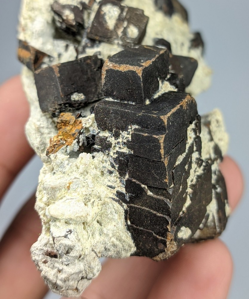 Skeletal Siderite Crystals Multi Terminated Displaying Step Growth Formation -Pk