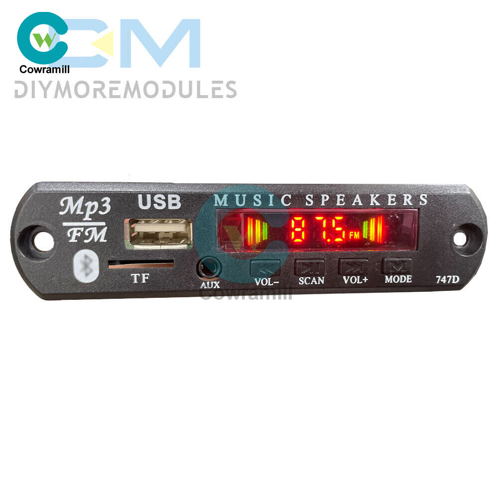 9V 12V MP3 WMA Decoder Board Audio Module USB TF Radio Bluetooth Car MP3 Player