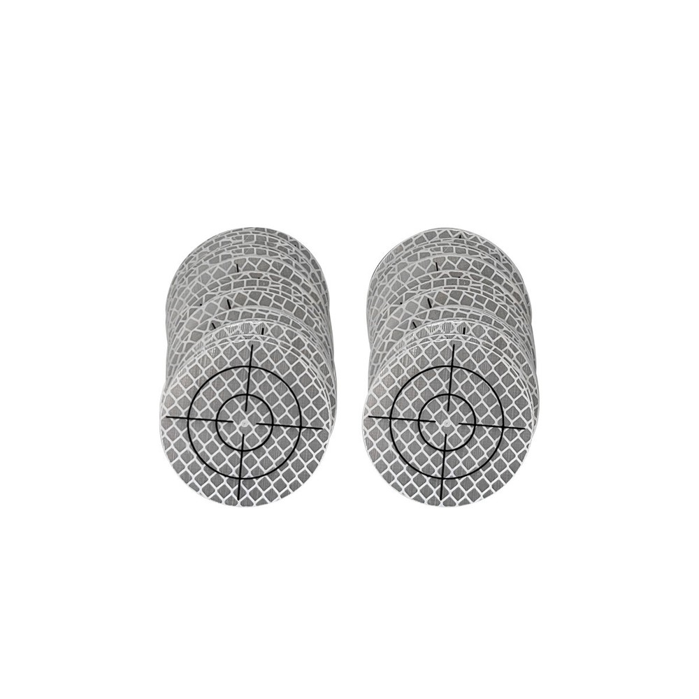 100PCS CIRCLE REFLECTOR SHEET 30X30MM REFLECTIVE TAPE TARGET (CUSTOMIZABLE)