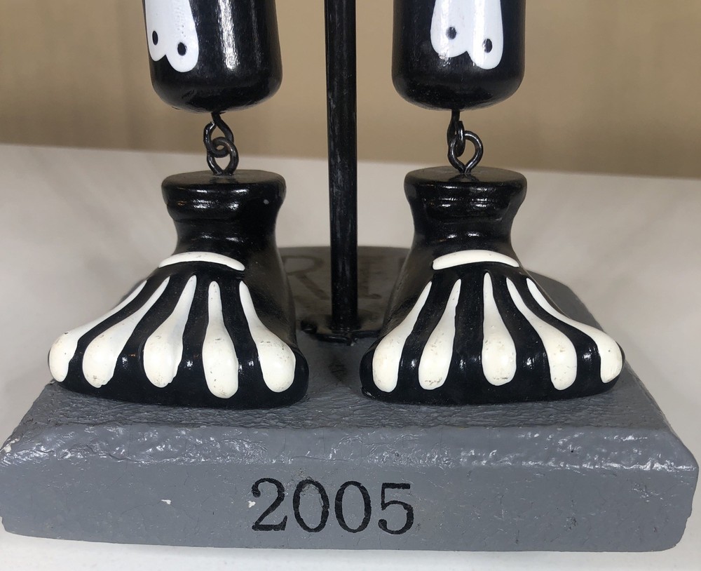 2005 Target SKELETON NUTCRACKER Dangling Arms & Legs Halloween RIP Decor