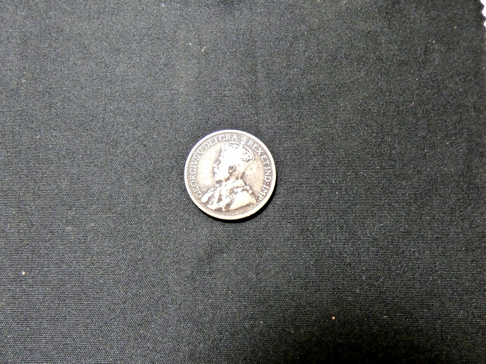 canada 1919 silver 25 cent coin.
