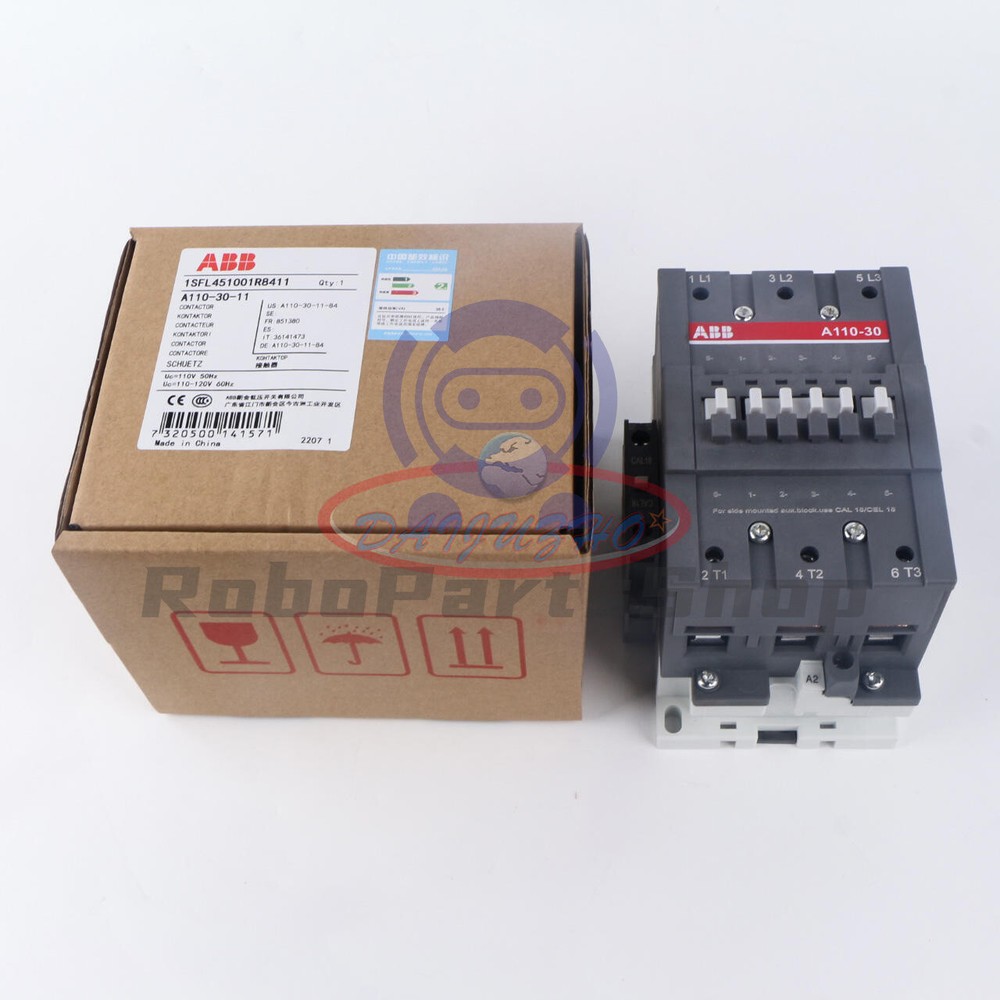 NEW ABB Contactor A110-30-11 110VAC 1pcs