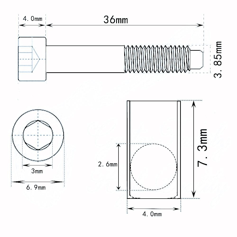 Titanium String Lock Screws/Nut Inserts/Fine Tuner For Floyd Rose Guitar Bridge