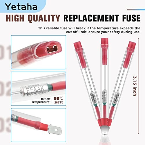 10Pack RV Water Heater Thermal Cutoff Kit Replacement for 13 Pcs of Components