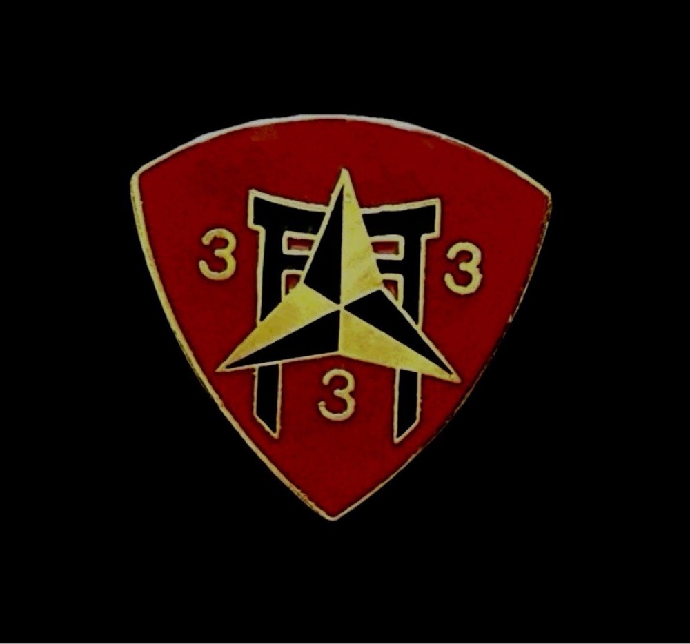 USMC 3rd Battalion 3rd Marines Infantry Hat Pin (P81-7) Trinity