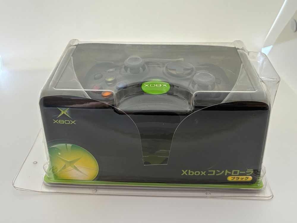 NEW Sealed Microsoft Xbox Controller 2001 Black First Generation Japan Version