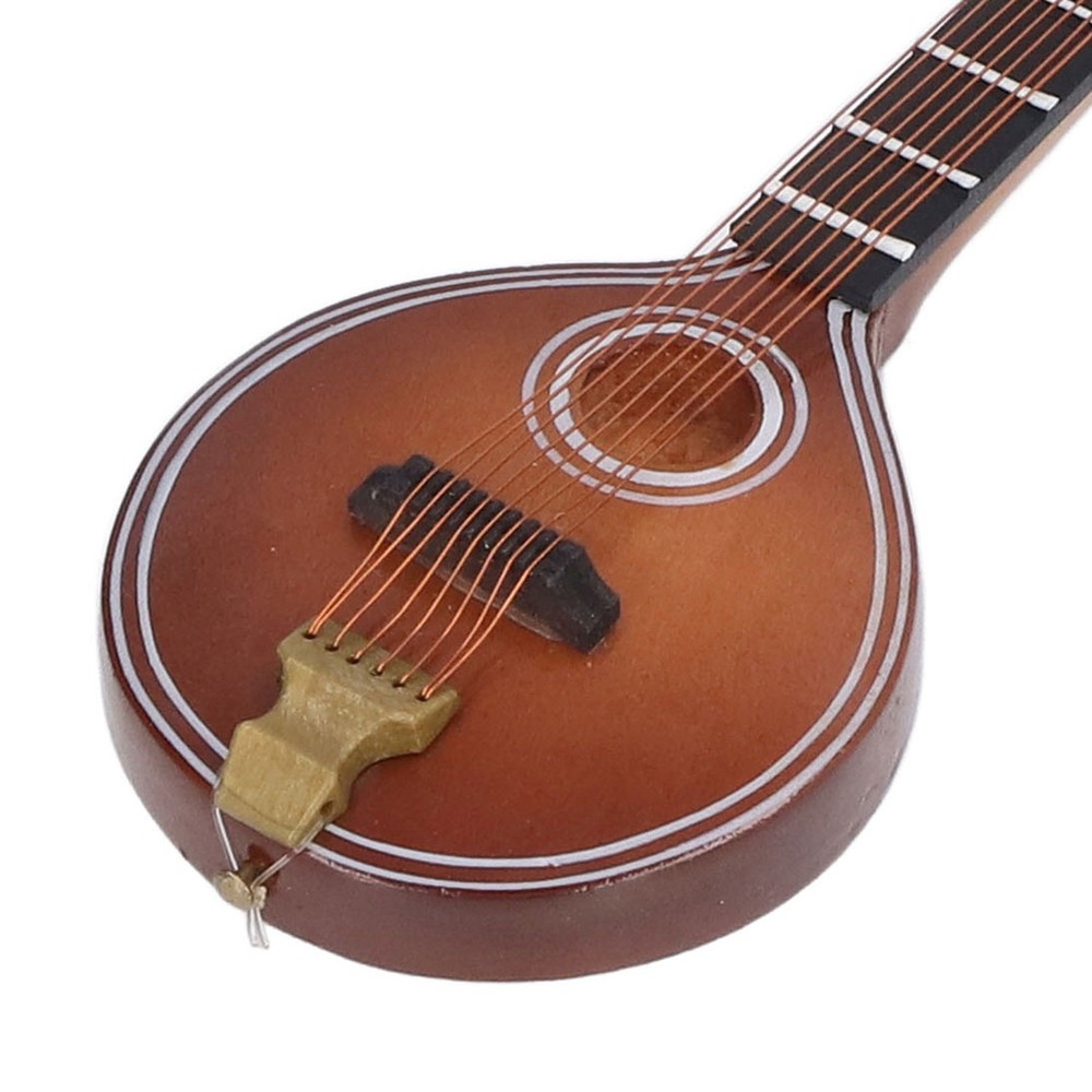 Mini Mandolin Instrument Space Saving Elegant Handmade 8 Strings Mandolin Mo NY9