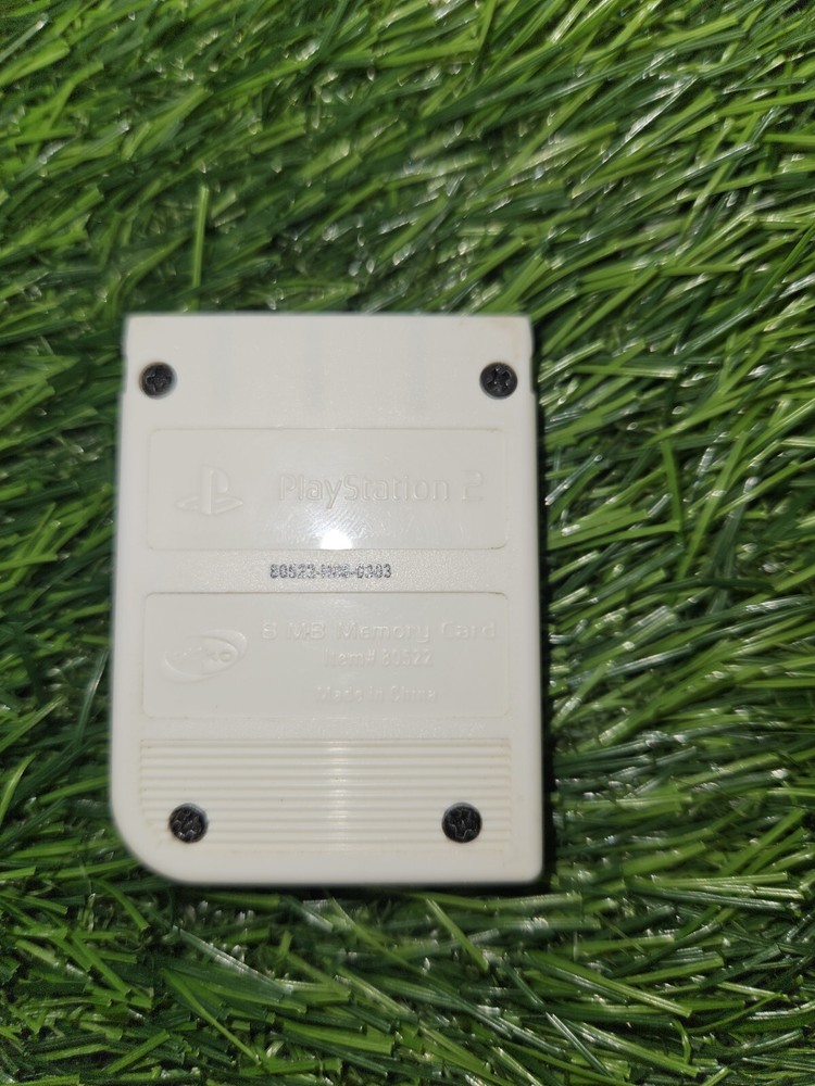 PlayStation 2 8MB Magic Gate White Memory Card Tested Read