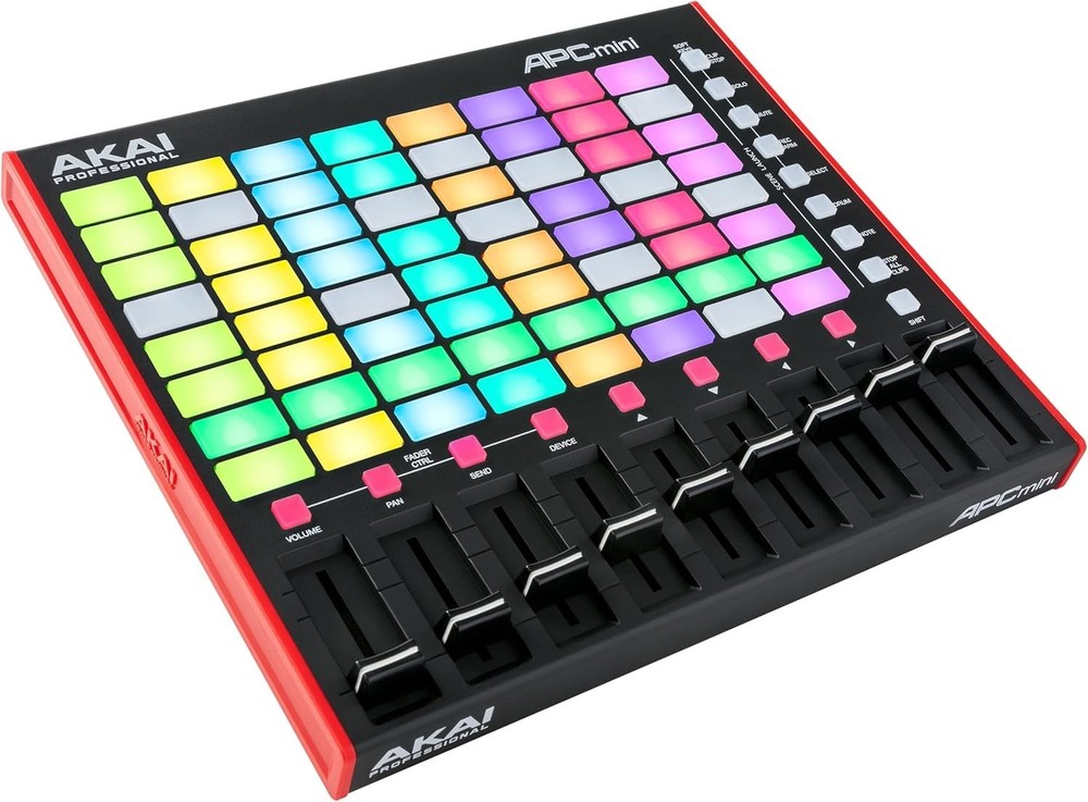 Compact APC Mini MK2 MIDI Controller for Enhanced Live Performance and Mixing