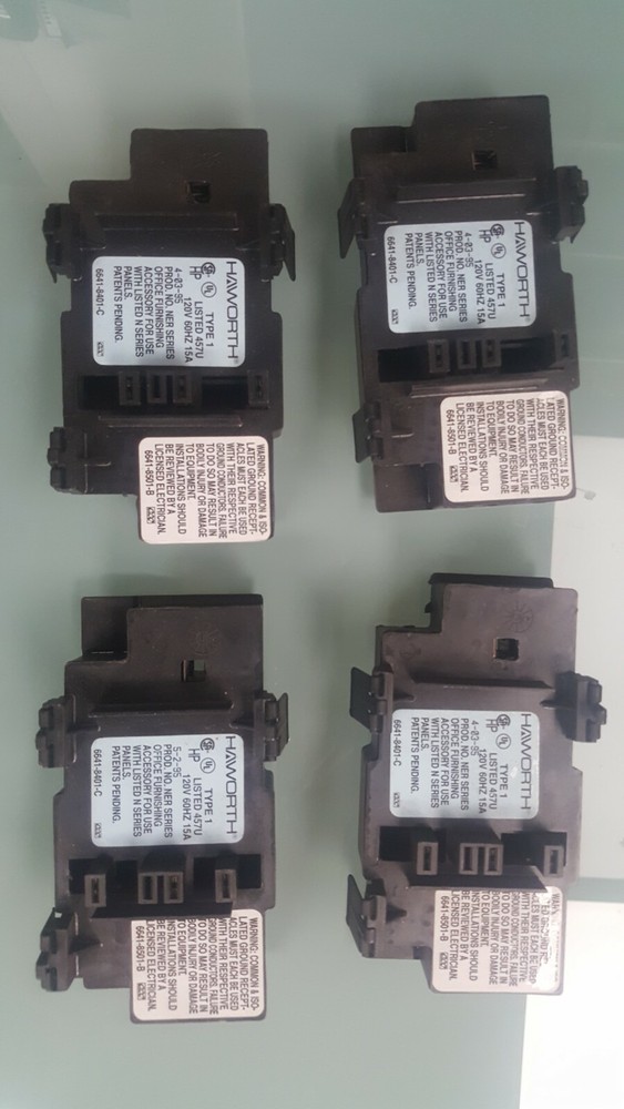 Haworth Premise Office Triplex Receptacle Outlet Qty 4