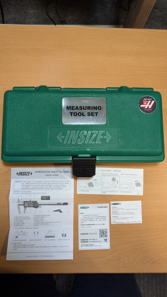 Insize 3-Piece Measuring Tool Set Code 5003-1E (Gene Haas Foundation)