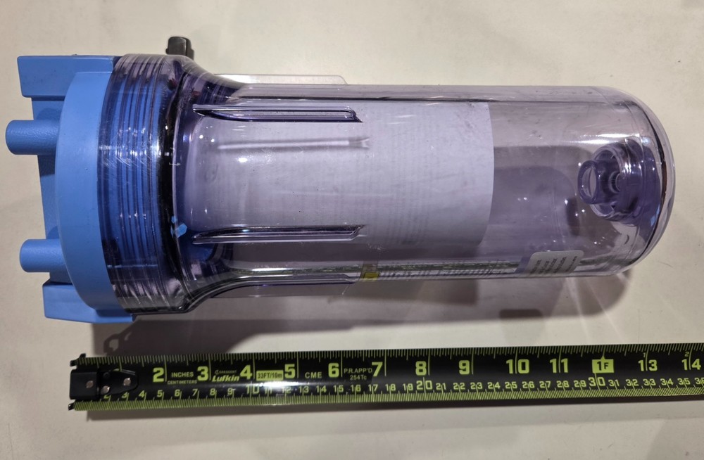 Pentair Pentek 150071 Traditional Standard Filter Housing, 3/4" NPT #10 Clear