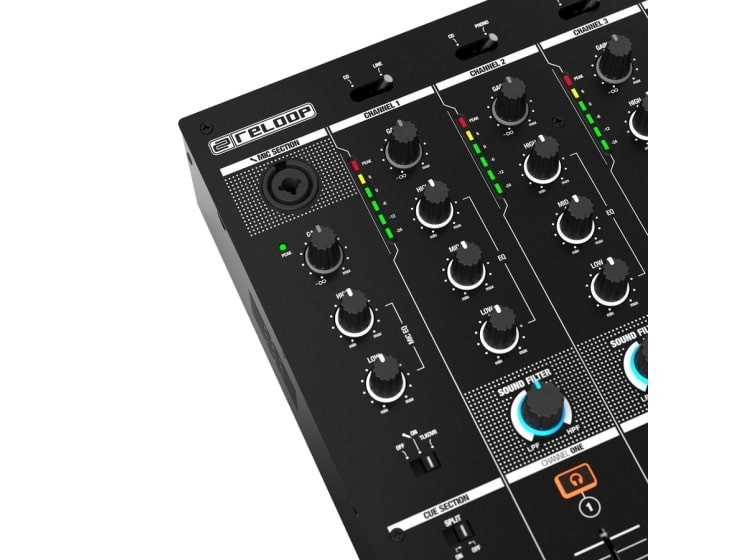 Reloop RMX-44BT 4-Channel Bluetooth DJ Club Mixer