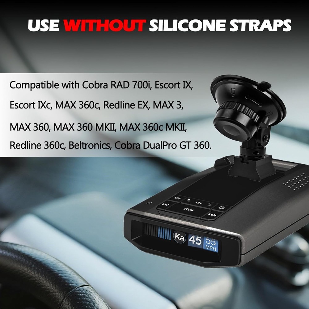 Xislet Radar Detector Mount Quick Detached Magnetic Universal for Escort Models
