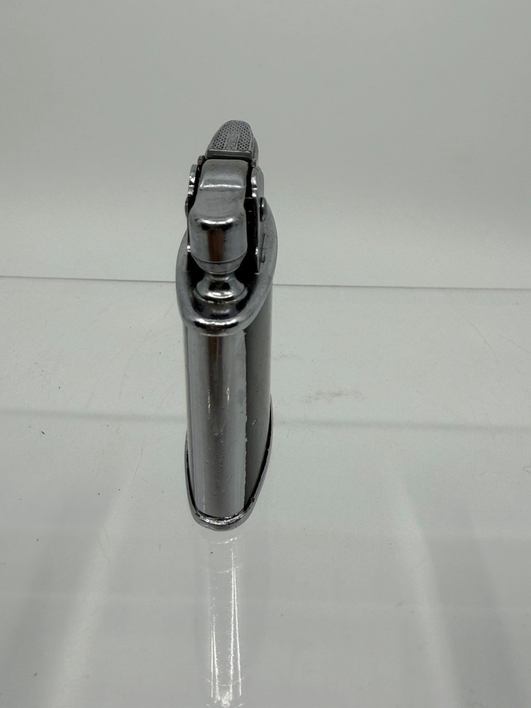 Vtg Ronson Standard Lighter USA Blank Initial Plate Brown &Silver Untested