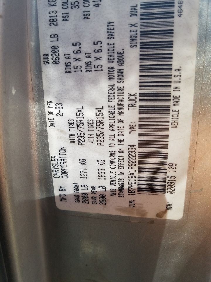 Distributor 6-239 Fits 92-97 DAKOTA 225733