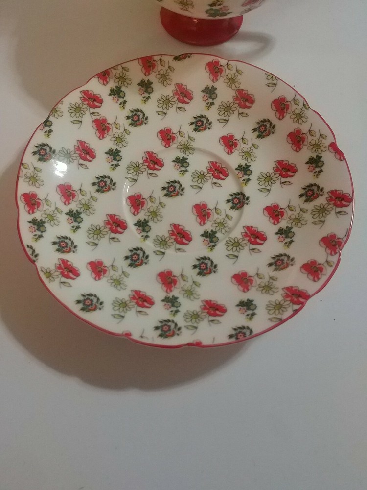 Grace's Teaware Ceramic FLORAL Cup & Saucer