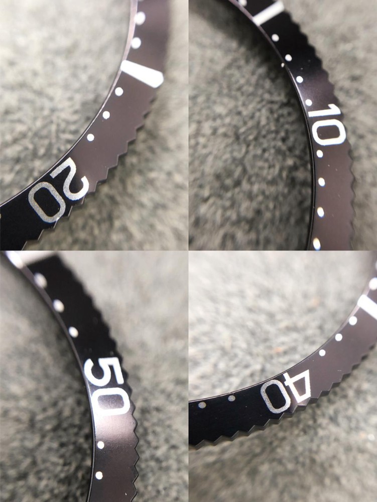 Bezel for Technos Sky Diver UG Polerouter Space Compax Diver Watch Clockwise