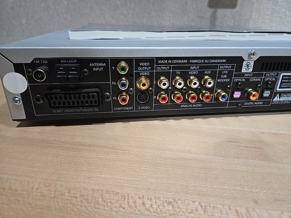 Jamo DVR 50 US DVD Receiver Untested Powers On Manual (No Remote)