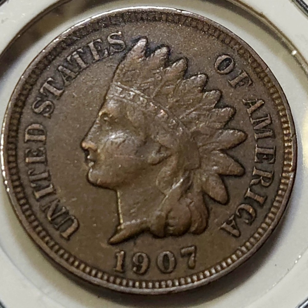 1907 Indian Head Cent - VF+