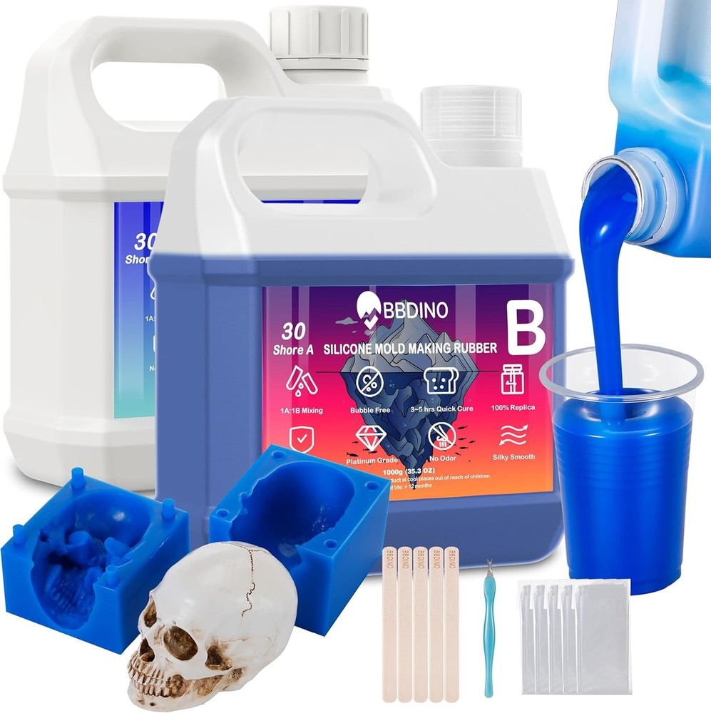 High Strength Sapphire Blue Silicone