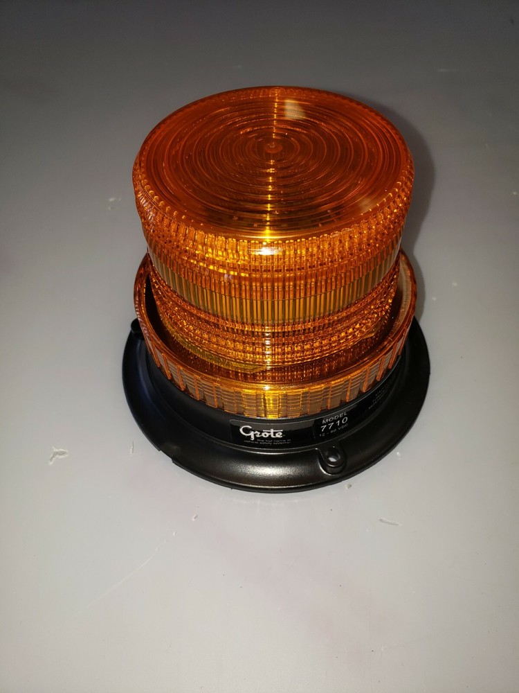 Grote Mini Strobe Light  (Single Flash) Yellow 12-80VDC  77103