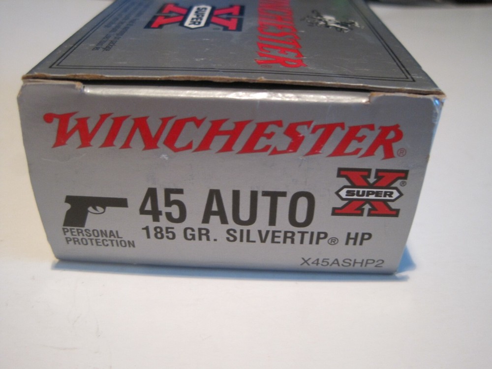 Winchester Silvertip - 45 Auto With Tray - Box Is Empty