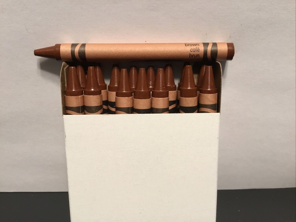 (16) Crayola Crayons (brown) BULK