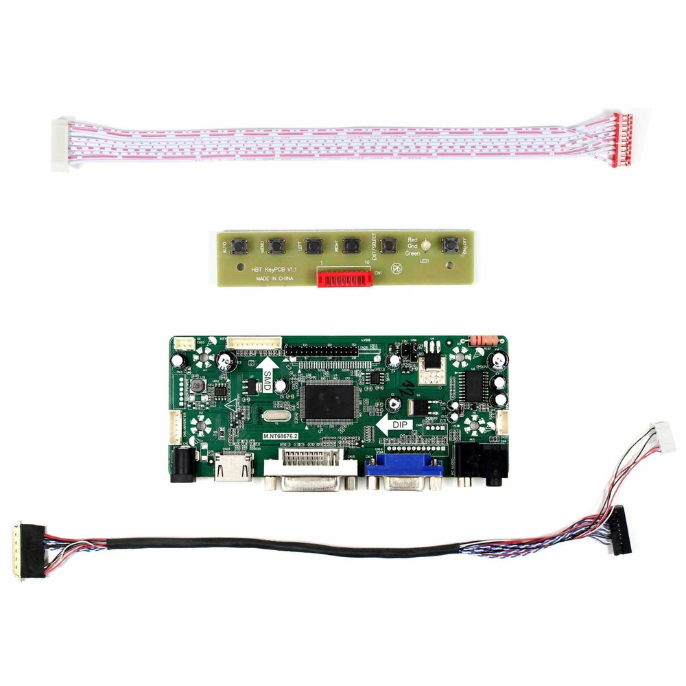 DVI VGA HDMI LCD Controller Board For N134B6-L01 LT131DEVHV00 1366x768 LCD Panel