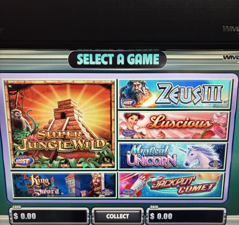 WMS BB2 MULTI GAME (6) SLOT MACHINE SOFTWARE GAME CHEST #3 SUPER JUNGLE WILD FUN