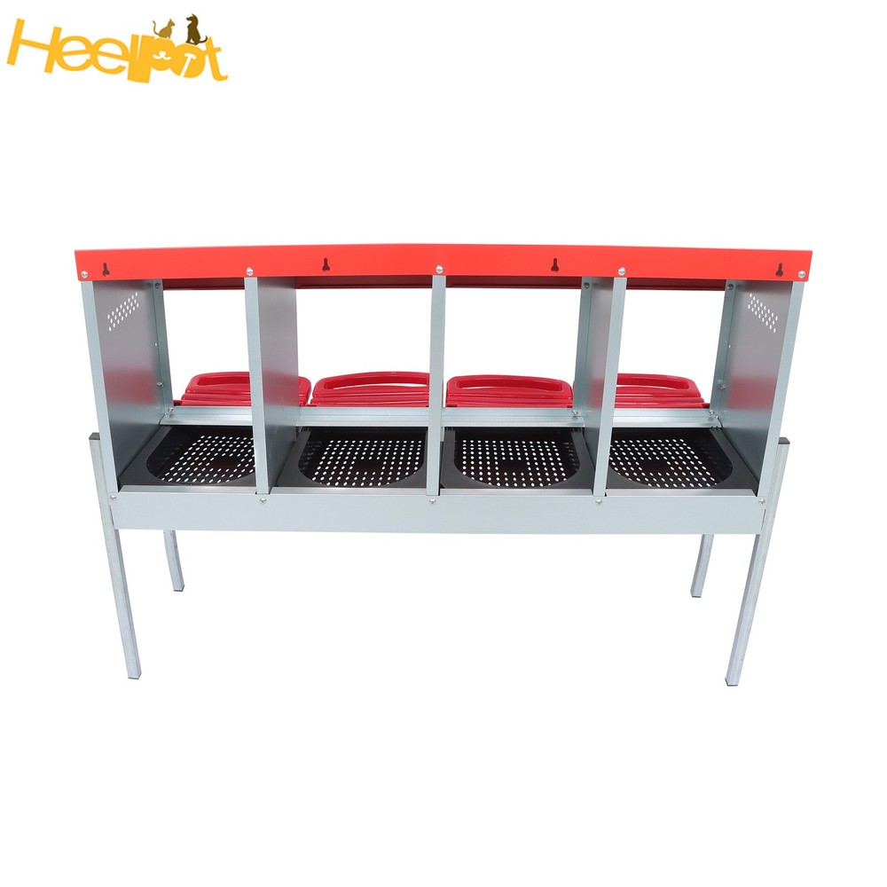 4 Hole Compartments Nesting Box High Quality Materials Chickens Egg Laying Box