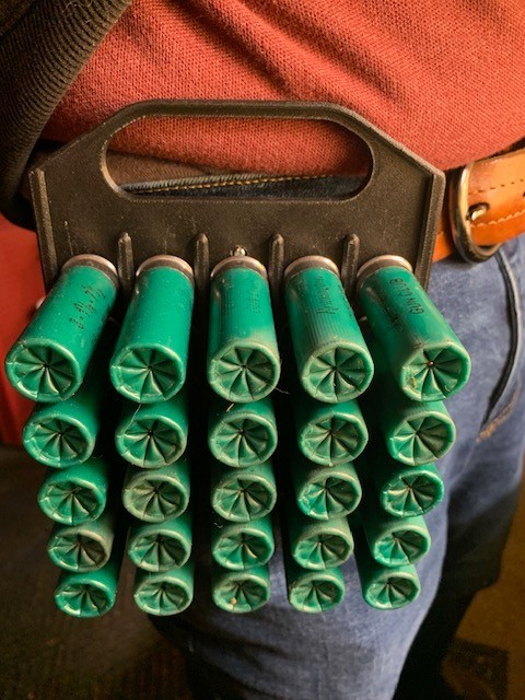 Shot Shell Holder for Trap Shooters