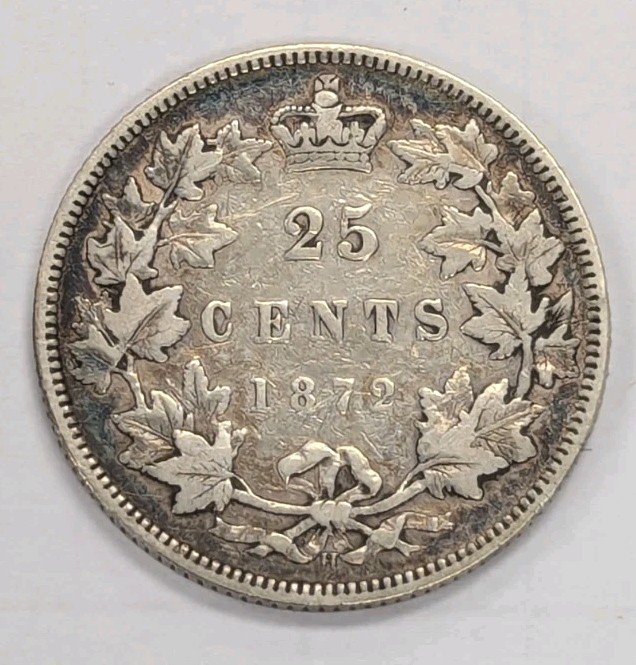 1872 H- Canada 25 Cent - #T169