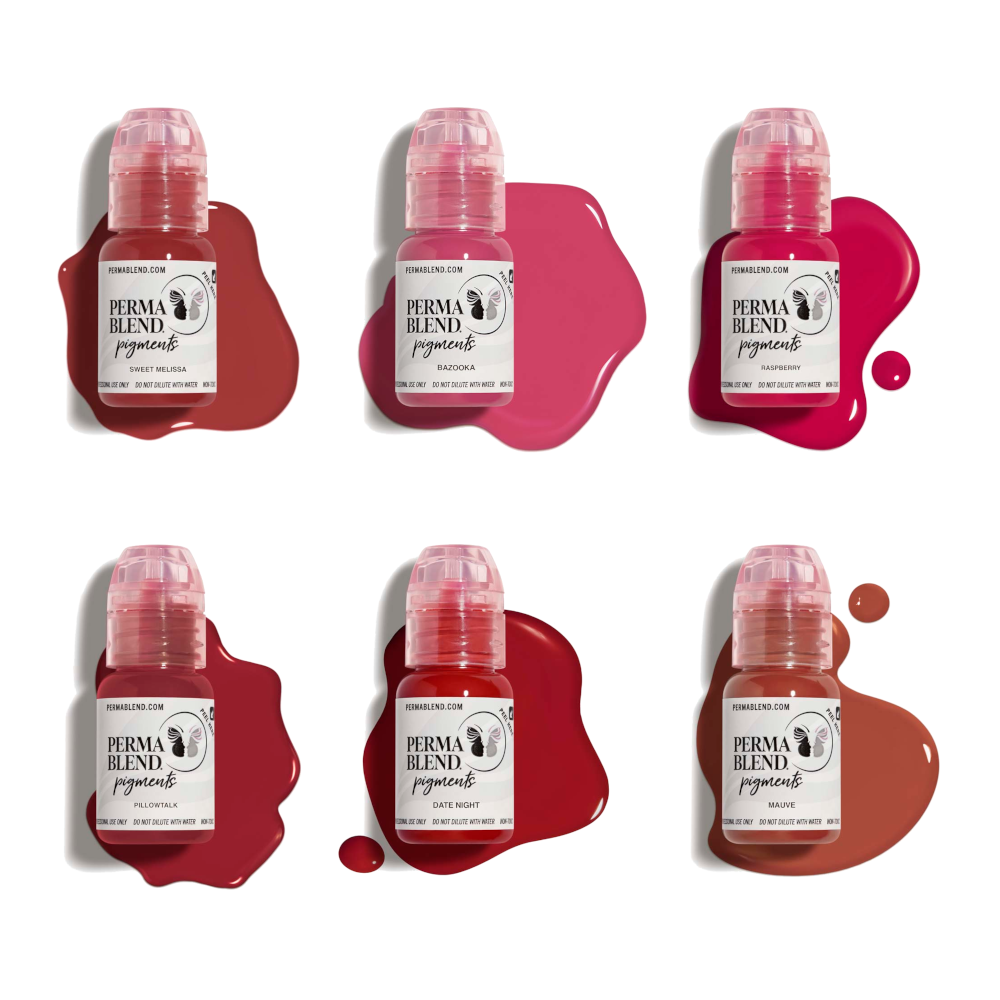 PERMA BLEND Set Kit Permanent Makeup Microblading Pigments Permablend Pigment