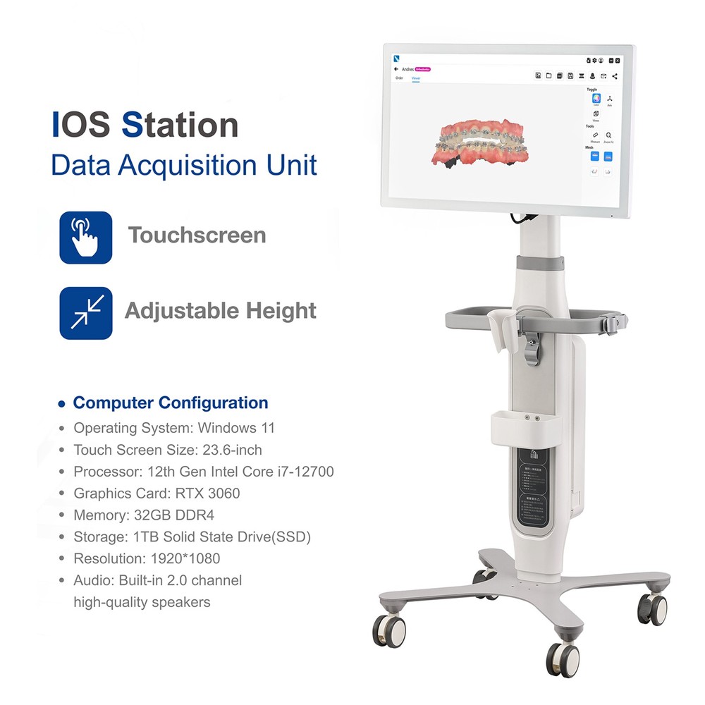 Dental Intra-oral 3D Scanner with Scanning Software