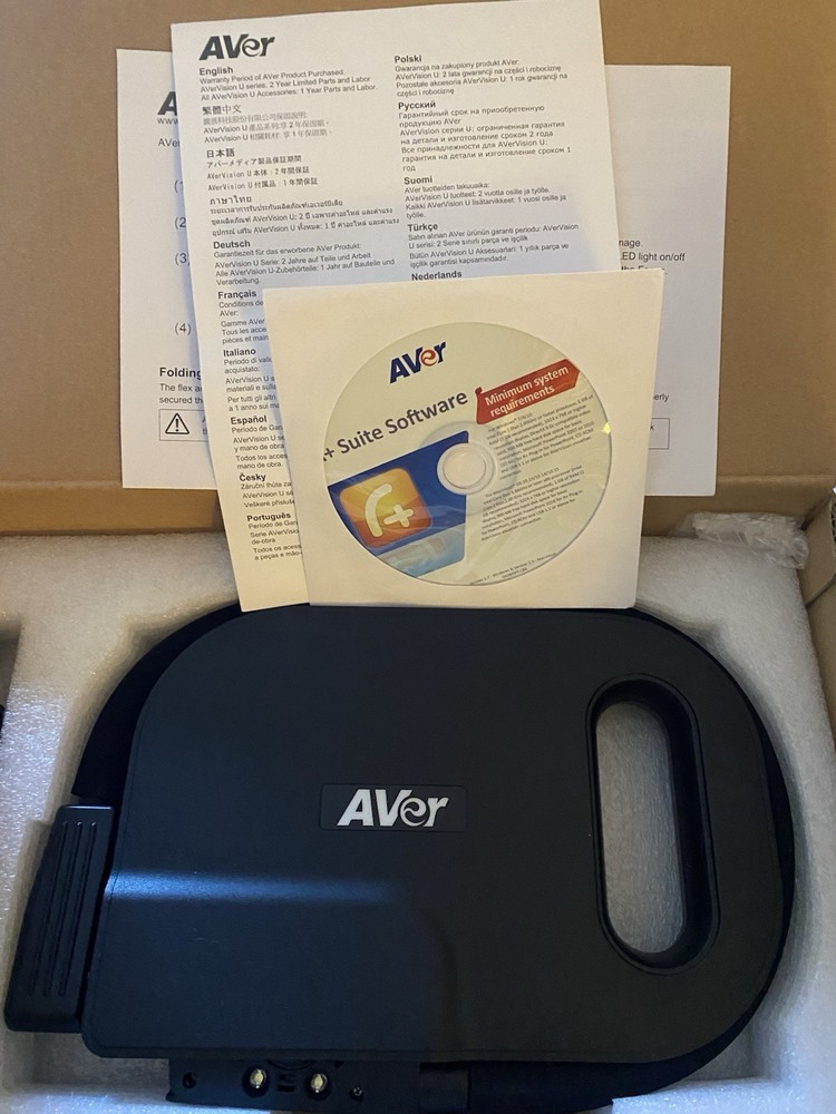 AVerVision U50 USB Visualizer Document Camera with Materials