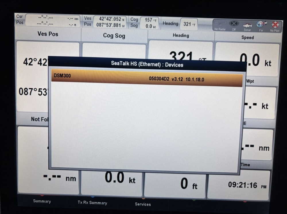 Raymarine G-Series Black Box Processor GPM400 E02042 - Card Reader Not Working