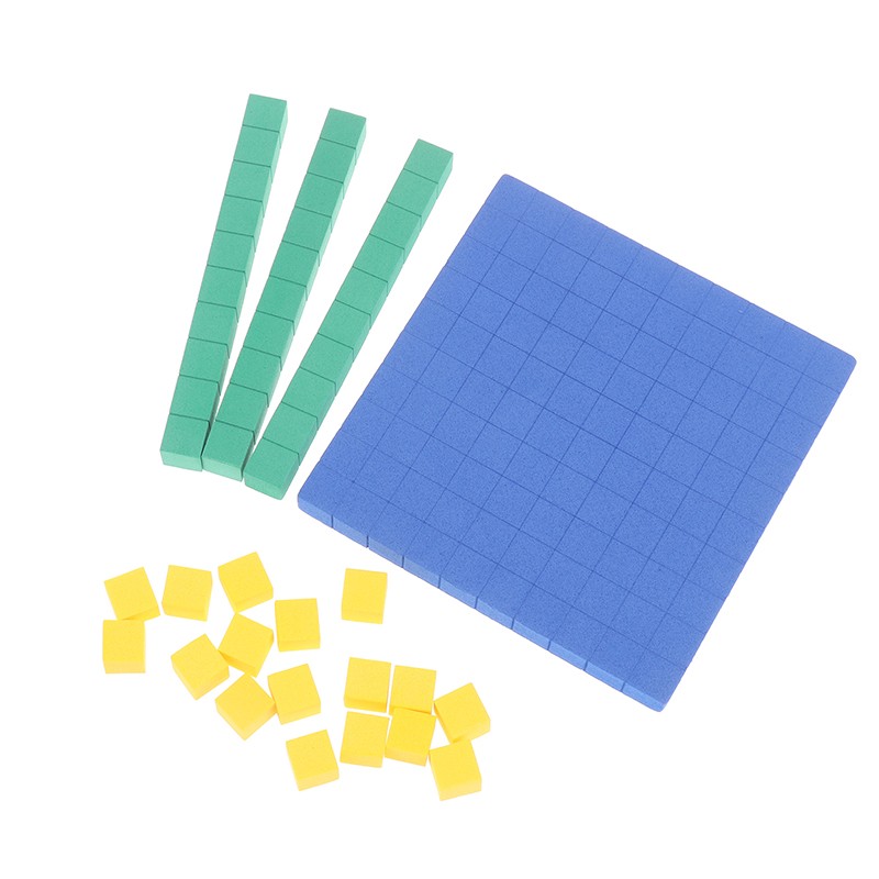 Base Ten Blocks 130Pcs For Math Place Value Blocks Base 10 Math Manipulatives