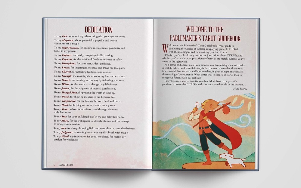The Fablemaker's Animated Tarot Guidebook Hitpoint Press HPPB005