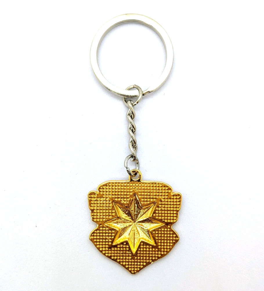 CAPTAIN MARVEL KEYCHAIN Marvel Comics Logo Superhero Key Chain/Keyring Gift