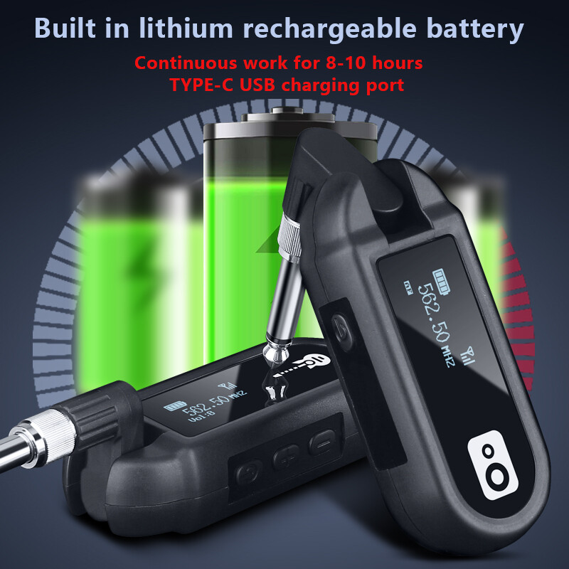 HUF Digital Wireless Guitar/Bass System Digital Transmitter & Receiver Set Plug