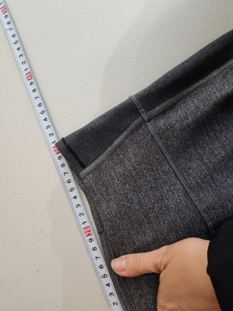 Lululemon Grey Activewear Leggings Dark Grey Panel CAN 6 AUS 10