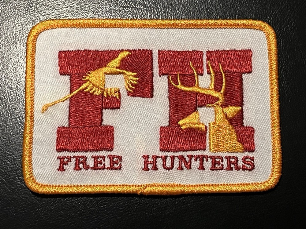 VINTAGE “FREE HUNTERS” Patch