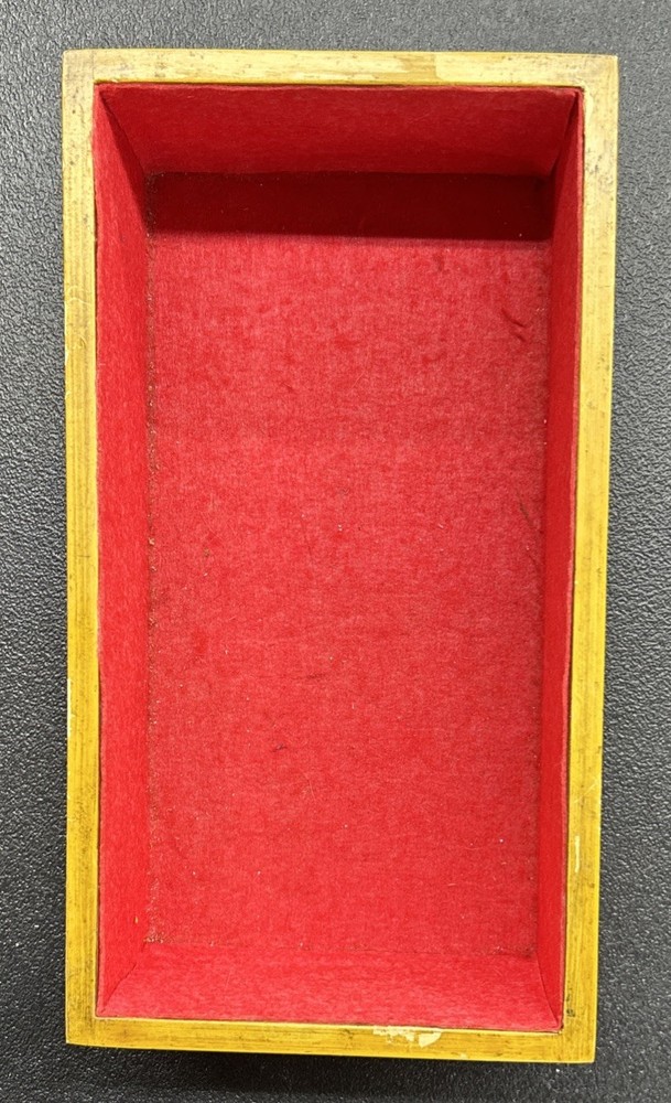 Vintage Trunk Eagle And Shield Design Disconnected Latches