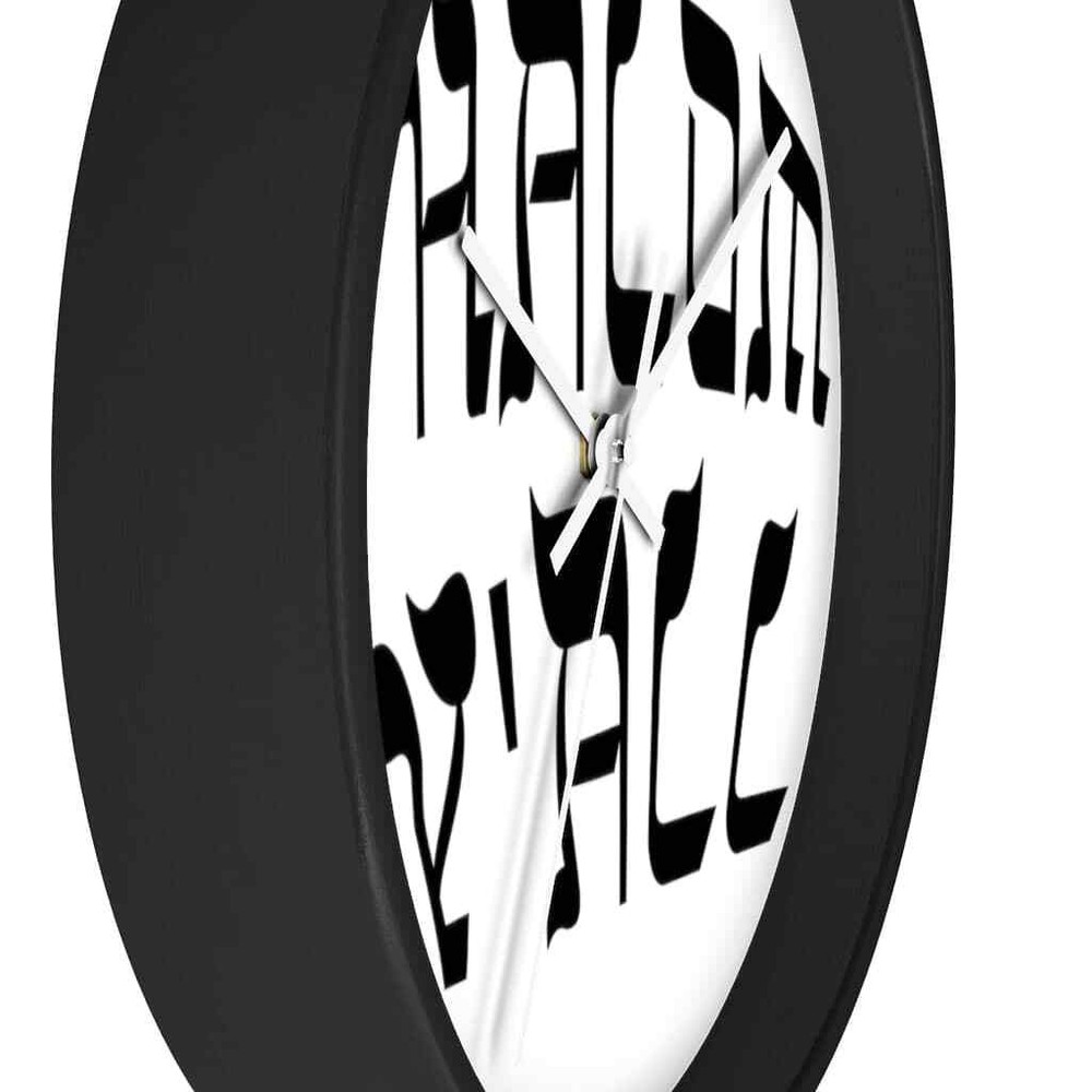 Wall Clock "Shalom Y'all"