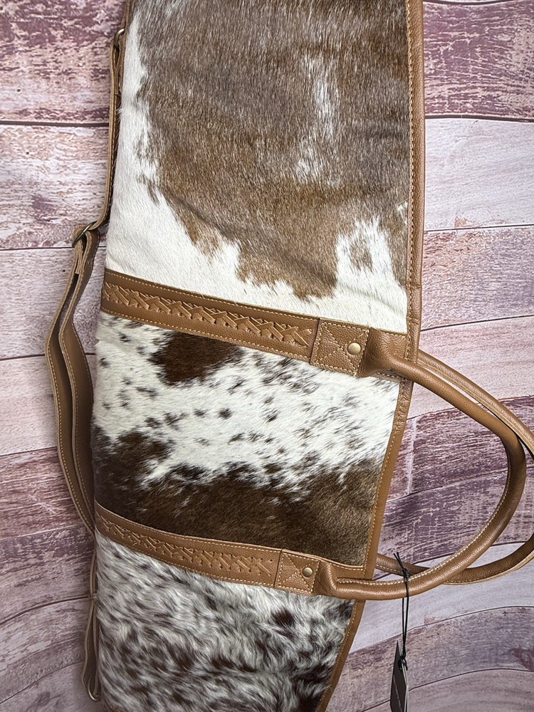 MYRA ~ TOOLED ~ LEATHER ~ COWHIDE ~ RIFLE ~ STORAGE ~ CASE