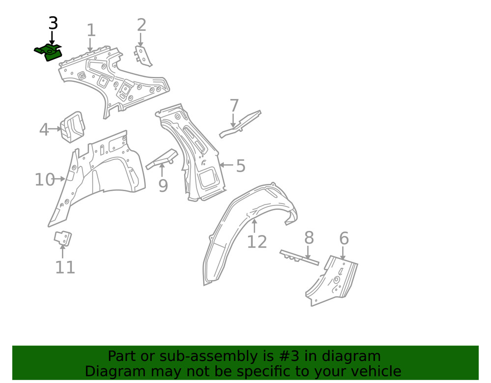 Genuine GM Upper Support 20804053