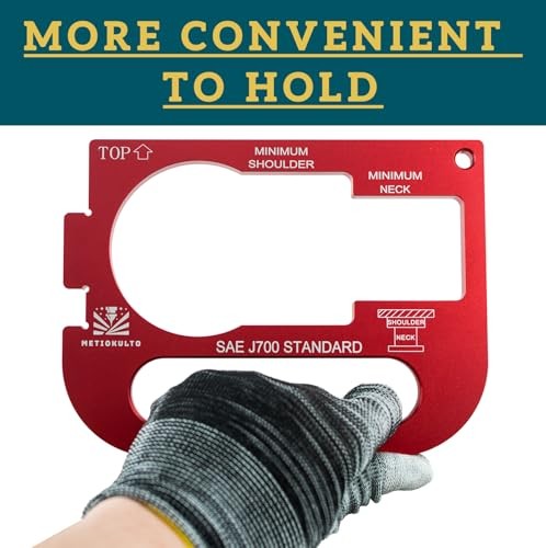 Fifth Wheel King Pin Gauge Simplified Version with Handle